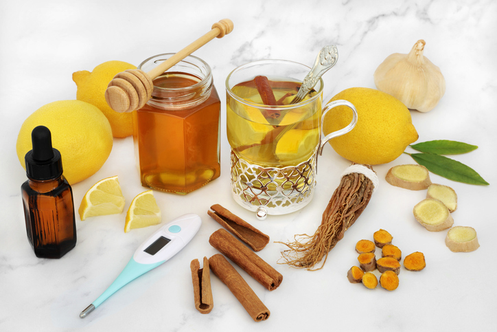 Traditional Herbal Remedy for Colds and Flu Virus
